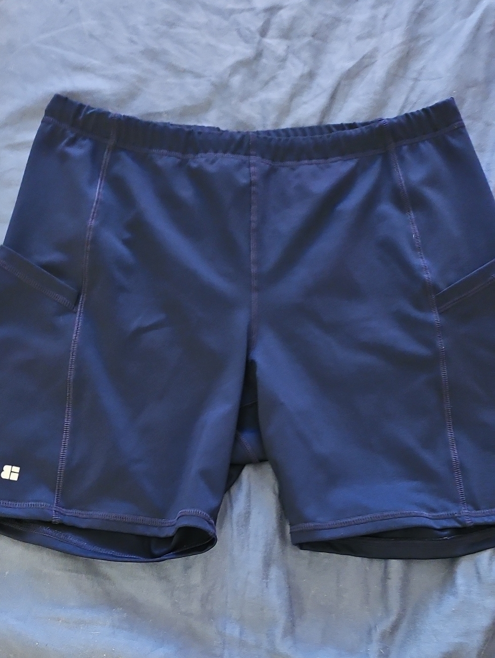 Athletic Navy Blue Performance Shorts- Beach House Sport